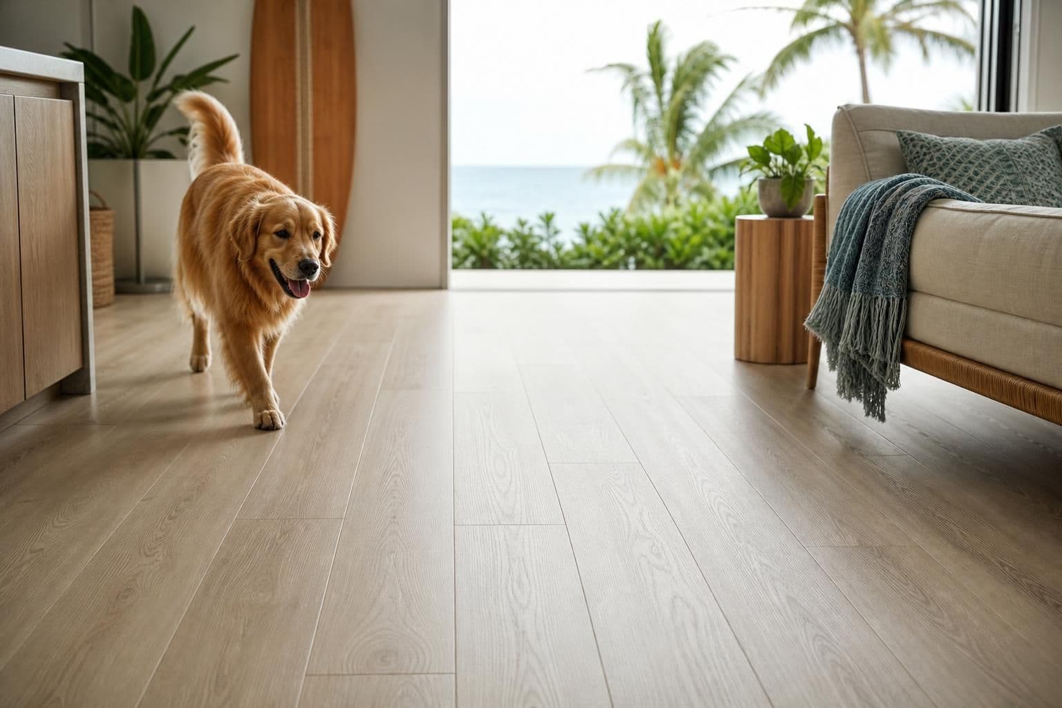 How to Choose Flooring for a Home With Pets in Hawaii