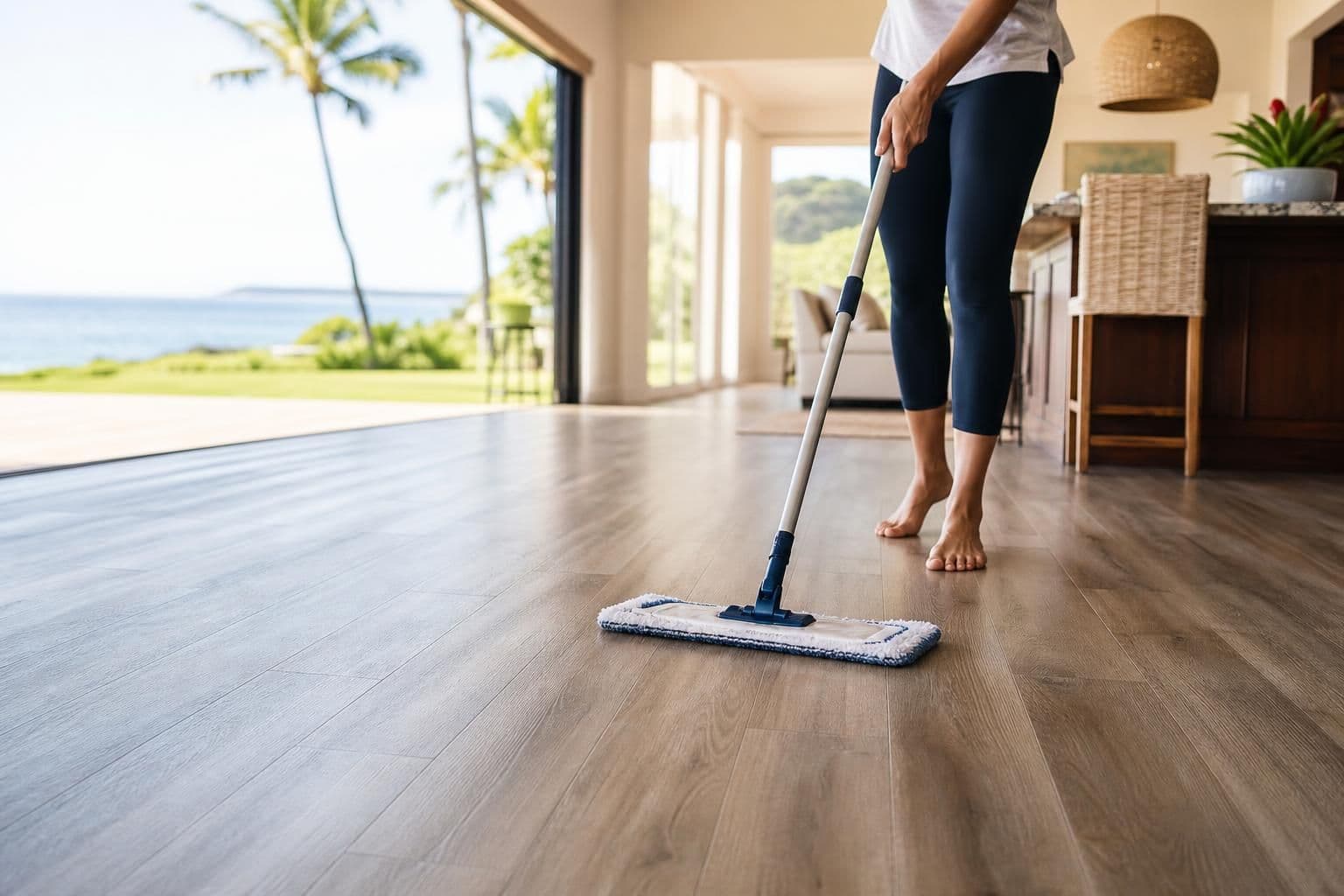 How to Clean Luxury Vinyl Plank Flooring in Hawaii Homes