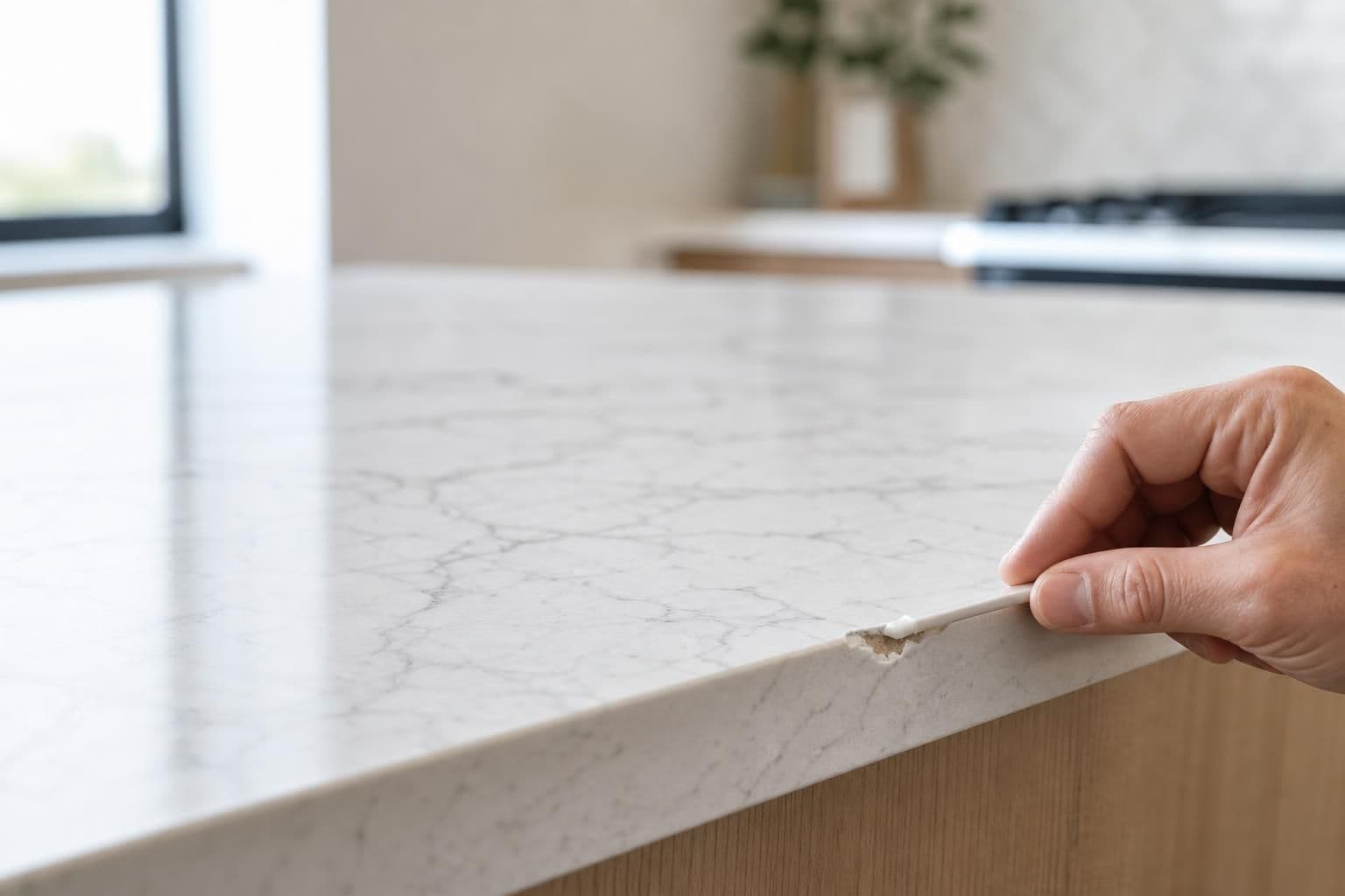 How to Repair a Chipped Quartz Countertop