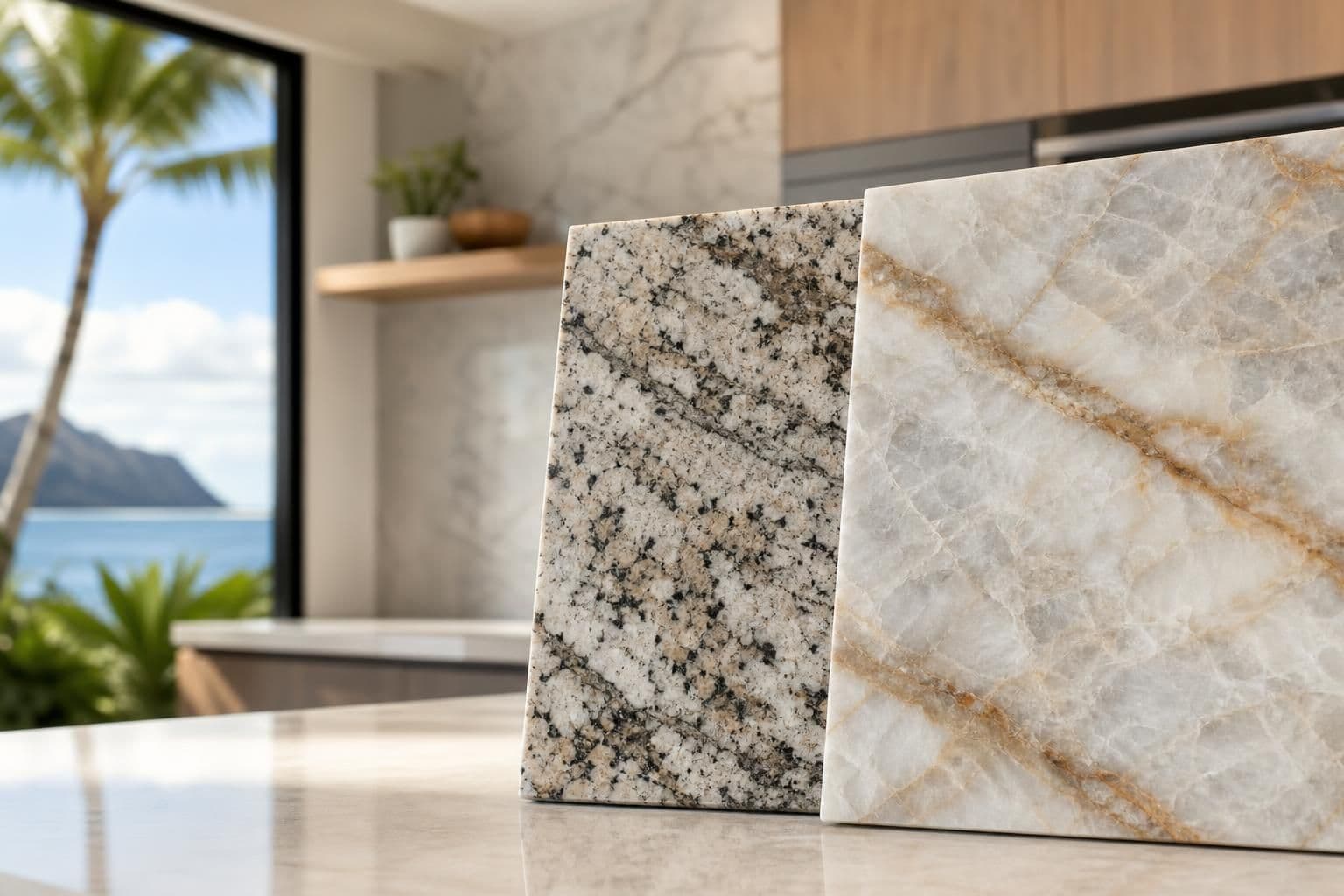 Quartzite vs Granite: Which Countertop Wins for Oahu Kitchens?