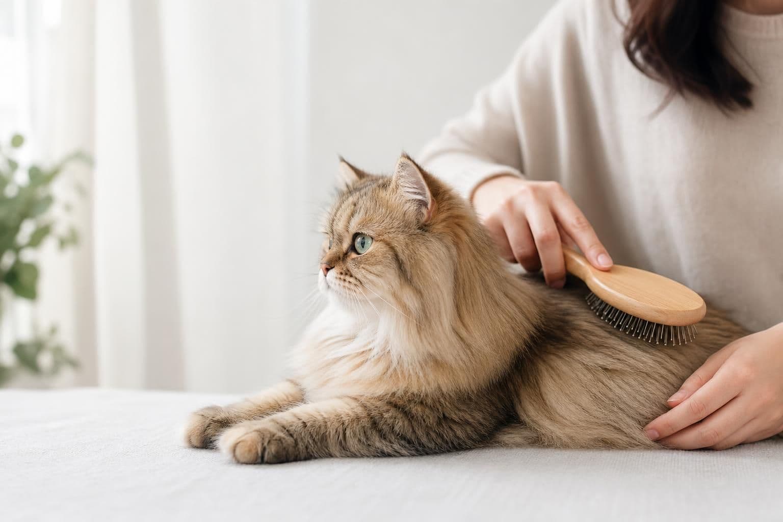 Grooming Basics for Long-Haired Cats at Home