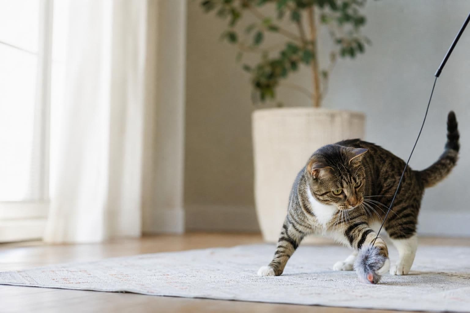 How to Keep an Indoor Cat Entertained