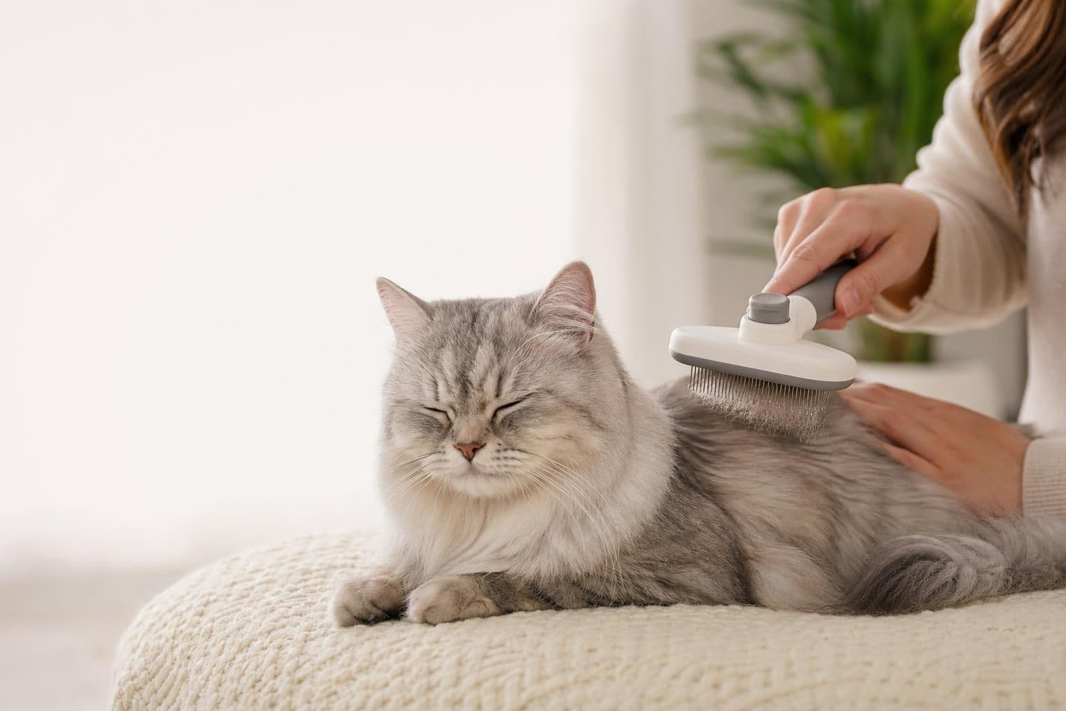 How to Use a Self-Cleaning Slicker Brush the Right Way