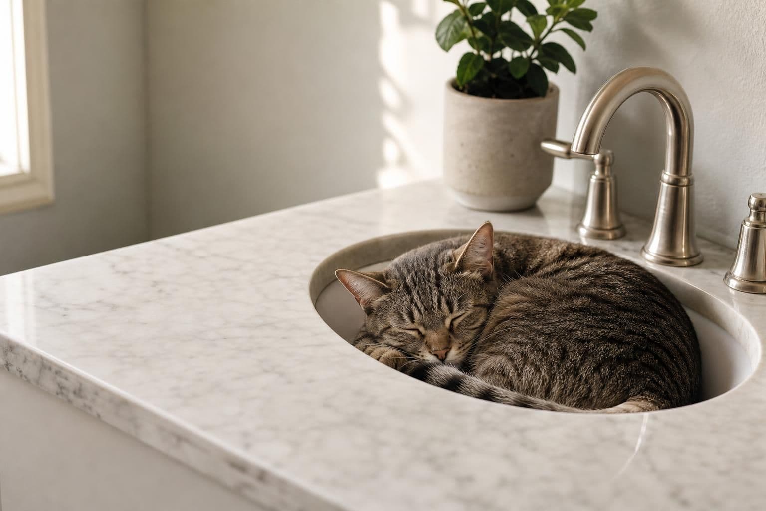 Why Does My Cat Like Sleeping in the Sink?