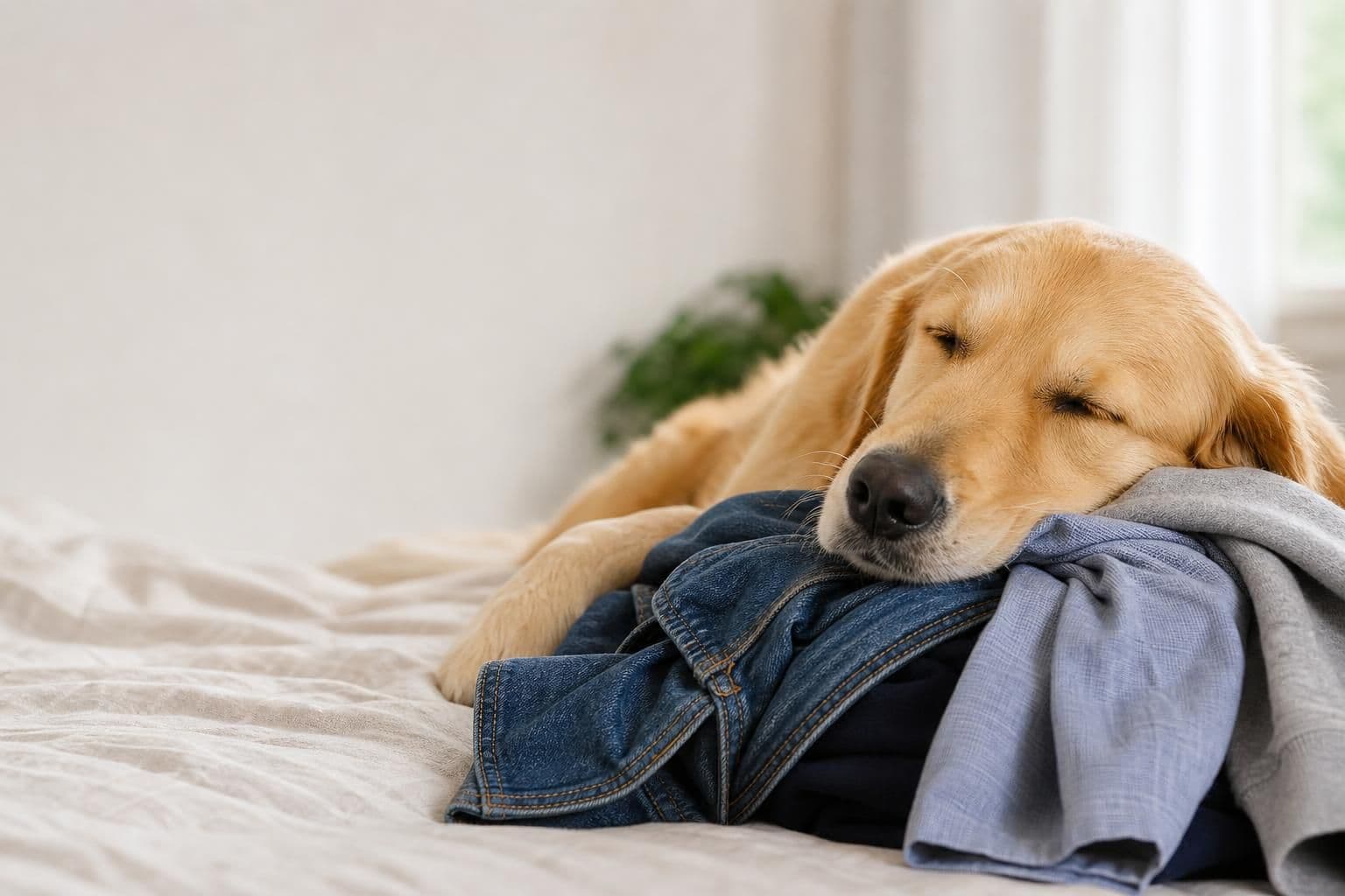 Why Does My Dog Sleep on My Clothes?